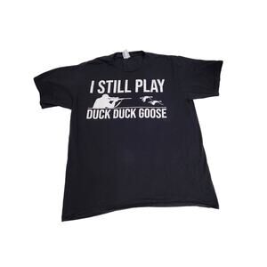 Mens funny sport shooting t-shirt, size Large